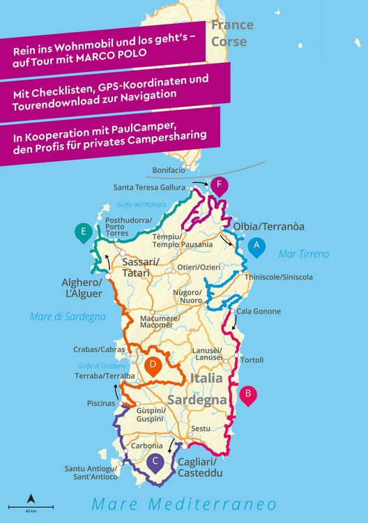 Produktbild: MARCO POLO Camper Guide Sardinien