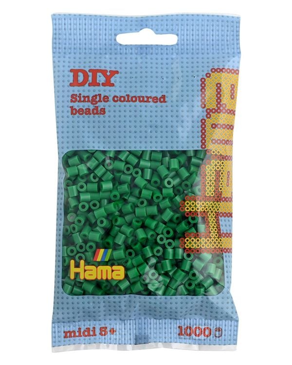 Produktbild: Hama&reg; B&uuml;gelperlen Perlen, gr&uuml;n 1.000 St&uuml;ck.