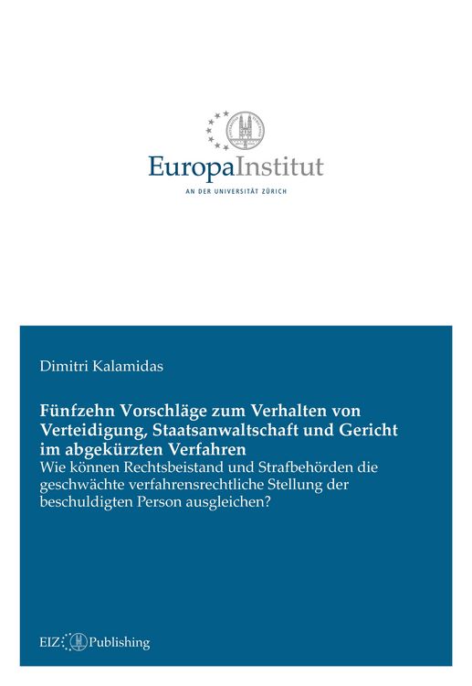 Produktbild: F&uuml;nfzehn Vorschl&auml;ge zum Verhalten von Verteidigung, Staatsanwaltschaft und Gericht im abgek&uuml;rzten Verfahren