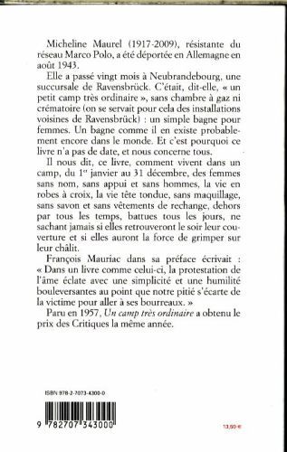 Produktbild: Un camp tr&egrave;s ordinaire