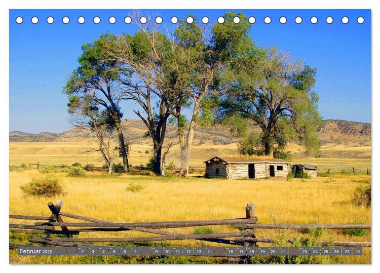 Produktbild: Wyoming &bull; Impressionen (Tischkalender 2026 DIN A5 quer), CALVENDO Monatskalender