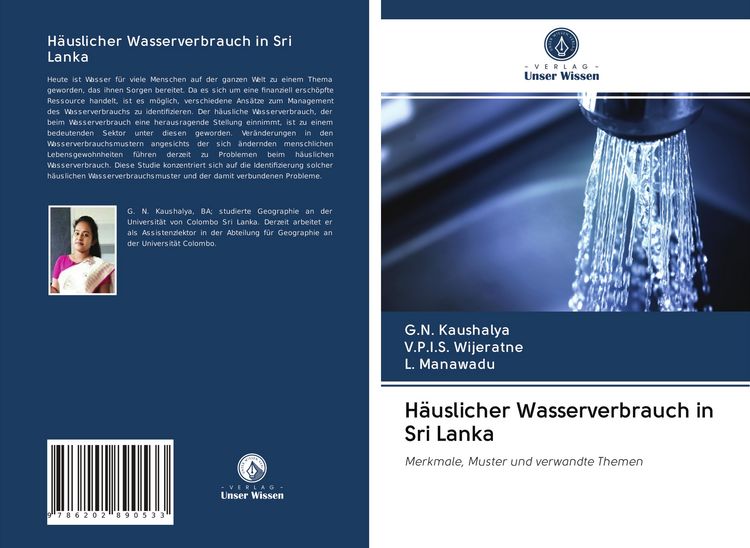 Produktbild: H&auml;uslicher Wasserverbrauch in Sri Lanka