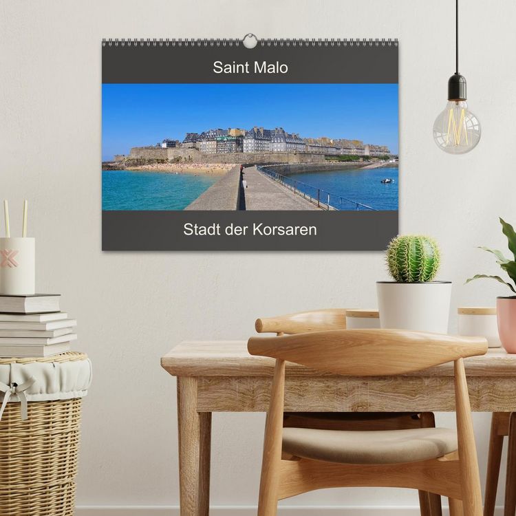 Produktbild: Saint Malo - Stadt der Korsaren (Wandkalender 2026 DIN A3 quer), CALVENDO Monatskalender
