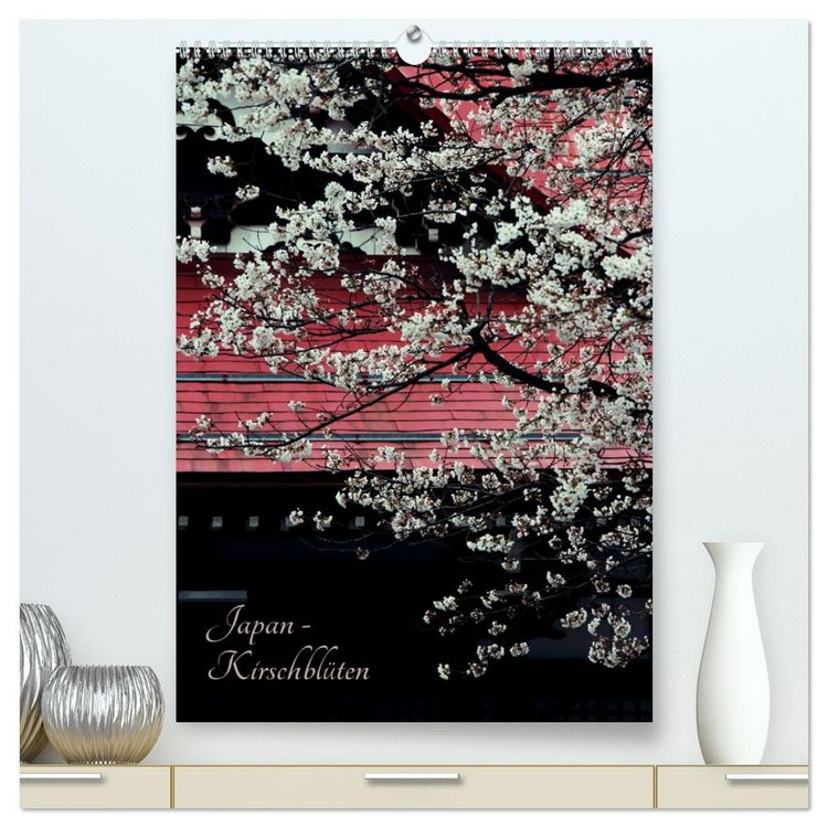 Produktbild: Japan - Kirschbl&uuml;ten (hochwertiger Premium Wandkalender 2026 DIN A2 hoch), Kunstdruck in Hochglanz