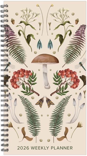 Produktbild: Woodland Mushroom 2026 3.5 X 6.5 Softcover Weekly Spiral