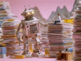 Produktbild: CALVENDO Puzzle Kann das nicht die KI machen? | 1000 Teile Lege-Gr&ouml;&szlig;e 64x48cm Foto-Puzzle f&uuml;r gl&uuml;ckliche Stunden