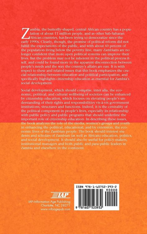 Produktbild: Citizenship Education and Social Development in Zambia (Hc)