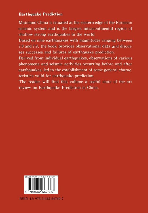 Produktbild: Earthquake Prediction