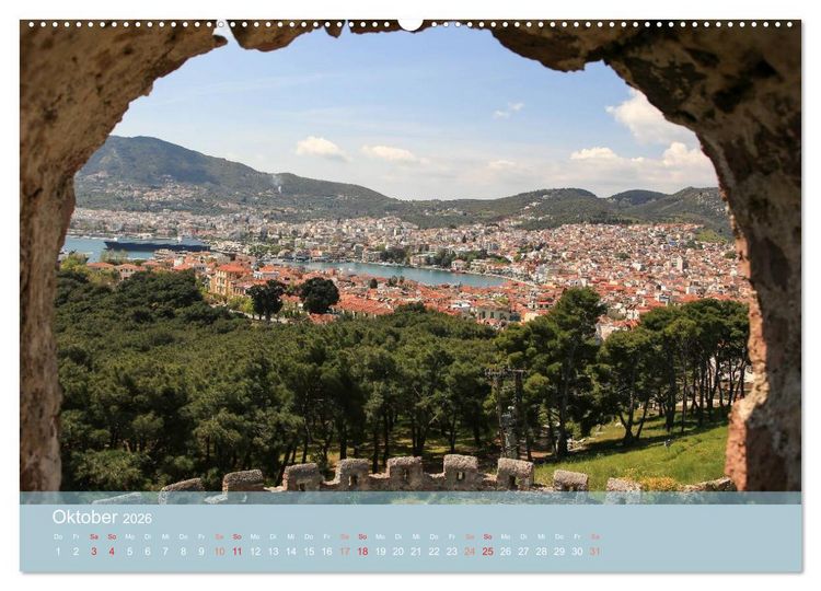 Produktbild: Lesbos - Inselimpressionen (hochwertiger Premium Wandkalender 2026 DIN A2 quer), Kunstdruck in Hochglanz