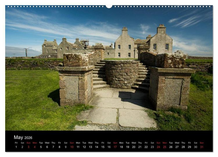 Produktbild: Historic Scotland (High Quality Premium Wall Calendar 2026 DIN A2 landscape),CALVENDO 12 Month Wall Calendar