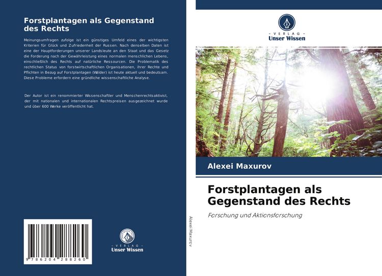 Produktbild: Forstplantagen als Gegenstand des Rechts