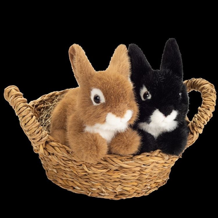 Produktbild: Teddy Hermann 937418 - Hase sitzend braun, 17 cm