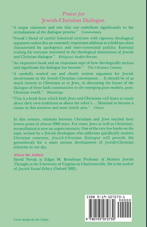 Produktbild: Jewish-Christian Dialogue