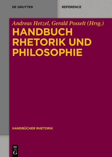 Produktbild: Handbuch Rhetorik und Philosophie