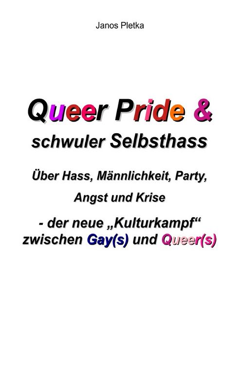 Produktbild: Queer Pride und schwuler Selbsthass