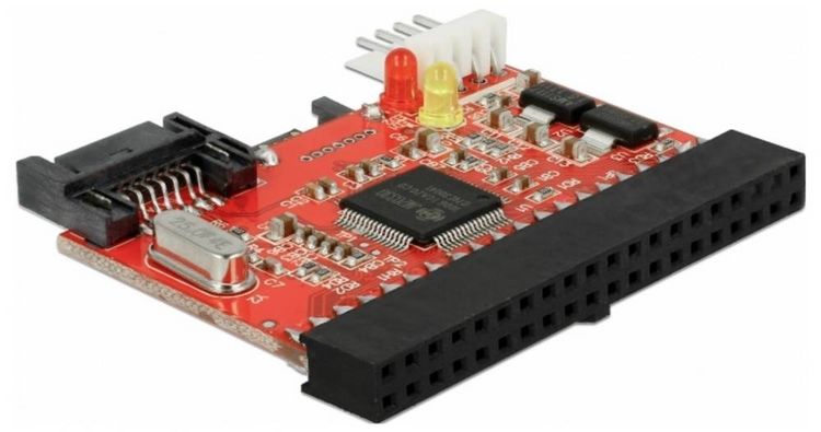 Produktbild: Delock 61635 Schnittstellen-Konverter [1x IDE-Buchse 40pol. - 1x SATA]