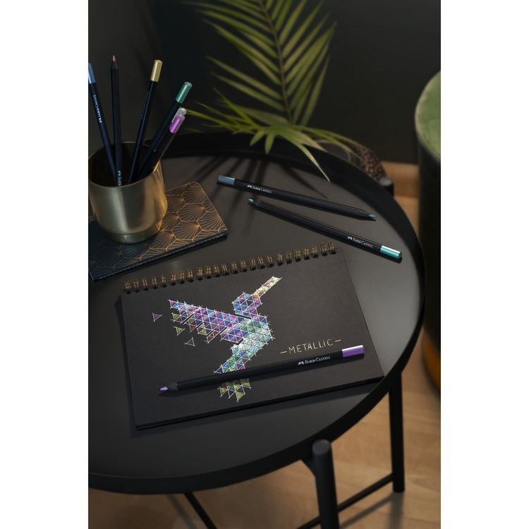 Produktbild: Faber-Castell Buntstifte Black Edition Metallic