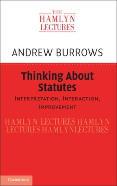 Produktbild: Thinking about Statutes