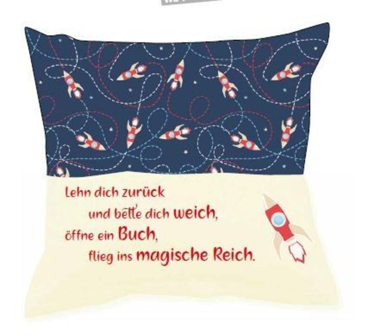 Produktbild: Sofahelden Kinder Lesekissen - Rakete