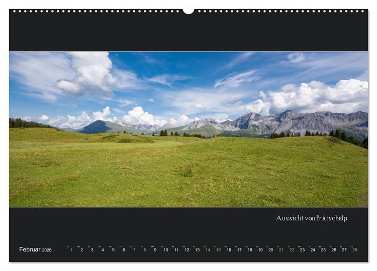 Produktbild: Arosa Panorama (Wandkalender 2026 DIN A2 quer), CALVENDO Monatskalender