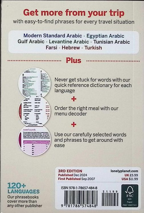 Produktbild: Lonely Planet Middle East Phrasebook & Dictionary
