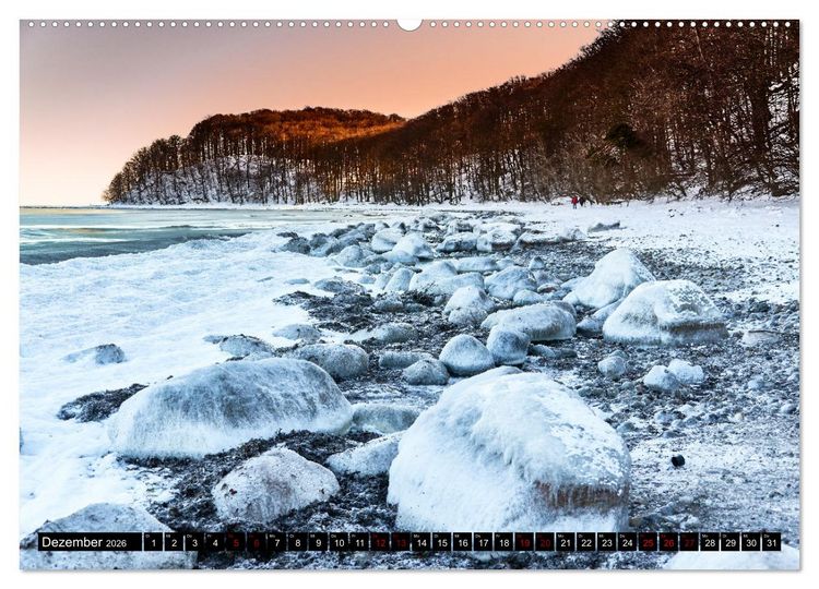 Produktbild: Ostseesteine (Wandkalender 2026 DIN A2 quer), CALVENDO Monatskalender