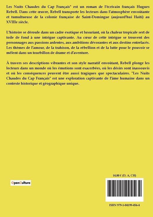 Produktbild: Les nuits chaudes du Cap fran&ccedil;ais