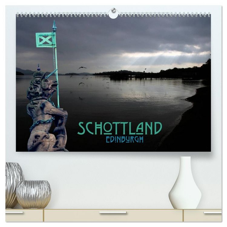 Produktbild: Schottland und Edinburgh (hochwertiger Premium Wandkalender 2026 DIN A2 quer), Kunstdruck in Hochglanz