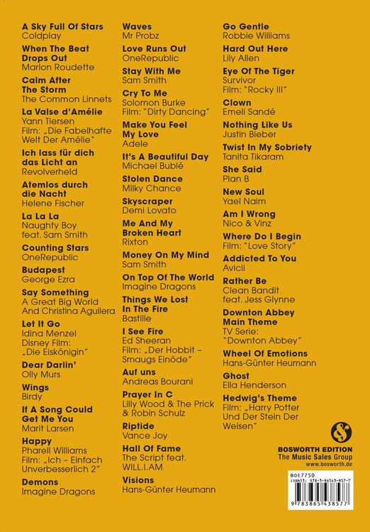 Produktbild: Piano gef&auml;llt mir! 50 Chart & Film Hits - Band 4 mit MP3 CD