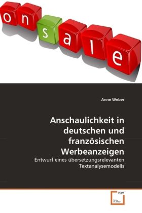 Produktbild: Weber, A: Anschaulichkeit in deutschen und französischen Wer