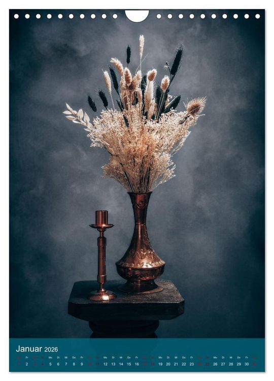 Produktbild: Trockenblumen Bouquet (Wandkalender 2026 DIN A4 hoch), CALVENDO Monatskalender