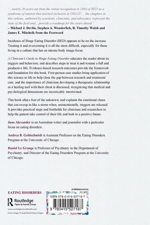 Produktbild: A Clinician's Guide to Binge Eating Disorder