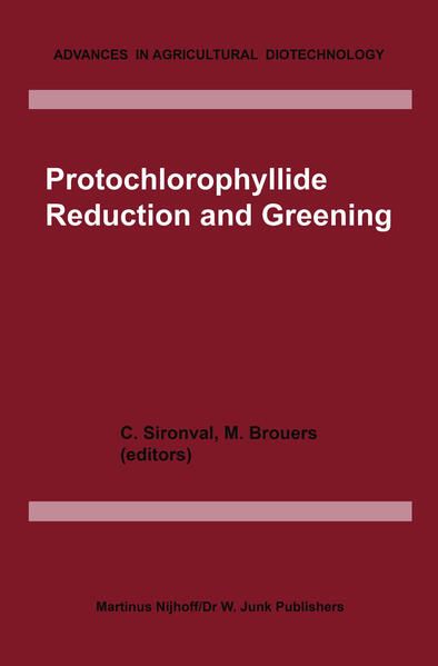 Produktbild: Protochlorophyllide Reduction and Greening