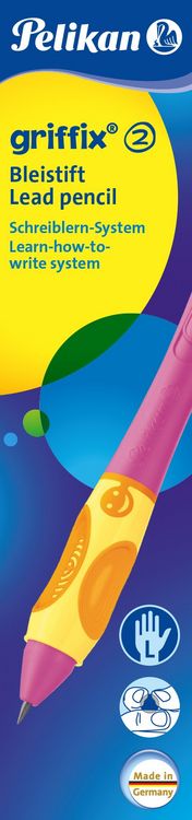 Produktbild: Pelikan Bleistift Griffix&reg;  f&uuml;r Linksh&auml;nder, Berry (Pink)