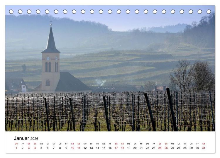 Produktbild: Impressionen vom Kaiserstuhl (Tischkalender 2026 DIN A5 quer), CALVENDO Monatskalender