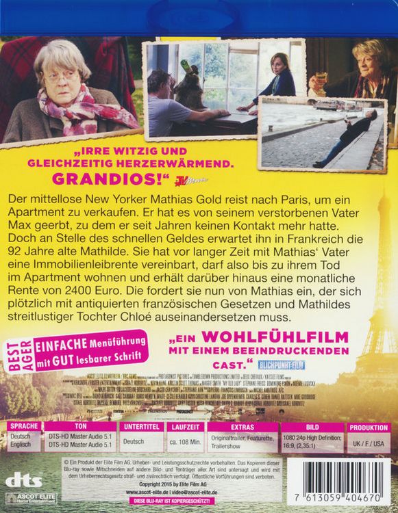 Produktbild: My Old Lady - Eine Erbschaft in Paris