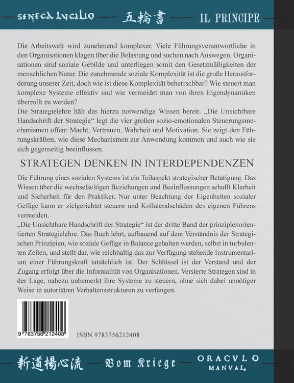 Produktbild: Die Unsichtbare Handschrift der Strategie