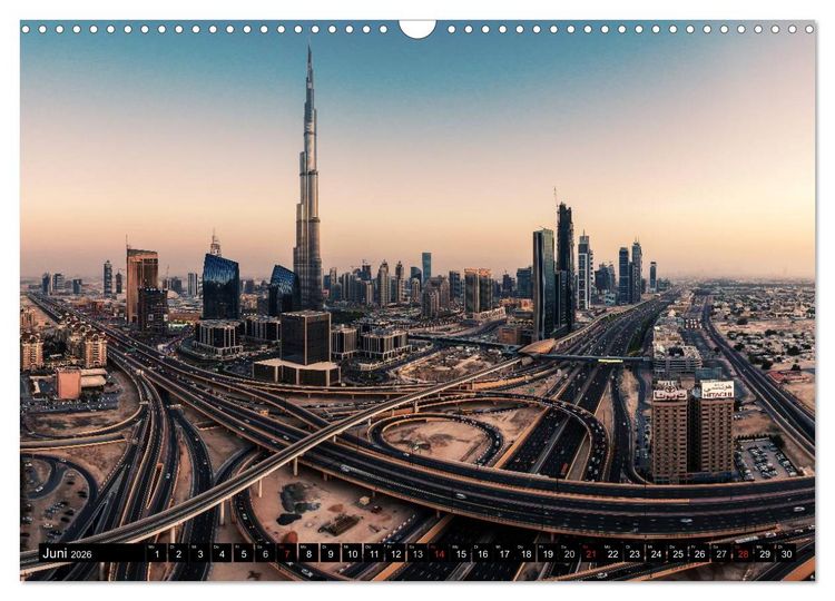 Produktbild: DUBAI - 2026 (Wandkalender 2026 DIN A3 quer), CALVENDO Monatskalender