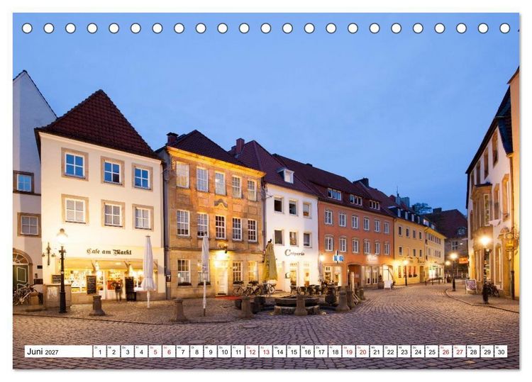 Produktbild: Osnabr&uuml;ck - Momente einer Reise (Tischkalender 2027 DIN A5 quer), CALVENDO Monatskalender
