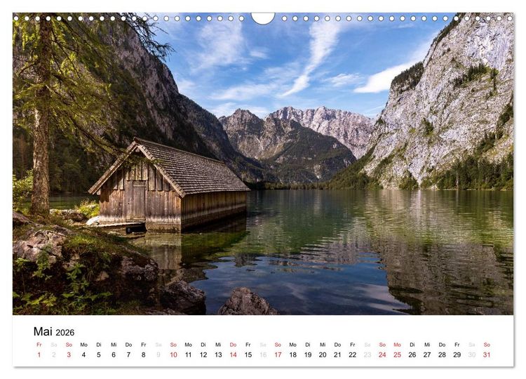 Produktbild: Reizvolle Gew&auml;sser im Berchtesgadener Land (Wandkalender 2026 DIN A3 quer), CALVENDO Monatskalender