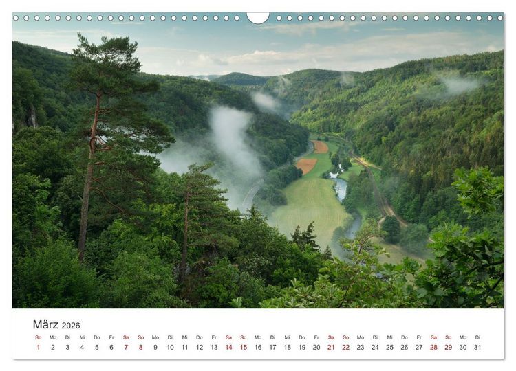 Produktbild: Fr&auml;nkische Schweiz &ndash; Zwischen Burgen, H&ouml;hlen und W&auml;ldern (Wandkalender 2026 DIN A3 quer), CALVENDO Monatskalender