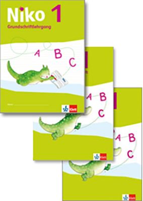 Produktbild: Niko. Arbeitshefte Grundschrift Teil A+B, Schreiblehrgang und Schreibtabelle 1. Schuljahr