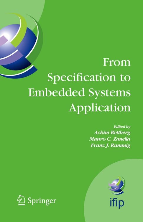 Produktbild: From Specification to Embedded Systems Application