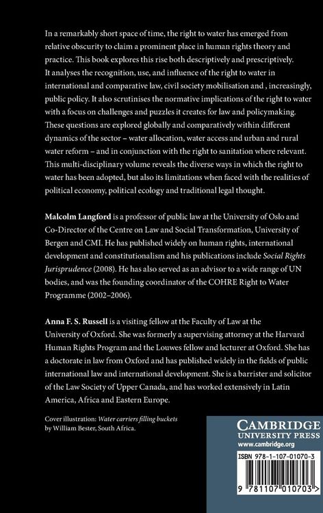 Produktbild: The Human Right to Water