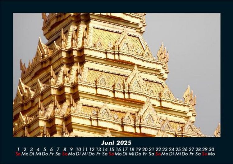 Produktbild: Tempel unserer Erde 2025 Fotokalender DIN A5