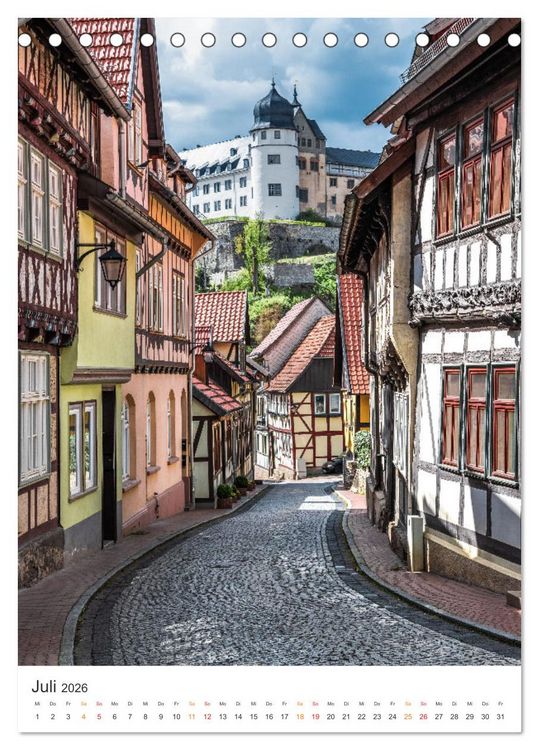 Produktbild: Stolberg im S&uuml;dharz (Tischkalender 2026 DIN A5 hoch), CALVENDO Monatskalender