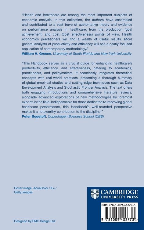 Produktbild: The Cambridge Handbook of Healthcare