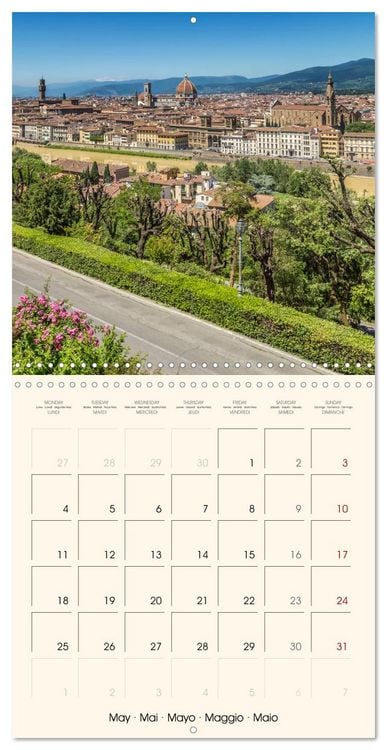 Produktbild: FLORENCE Impressions by day and night (Wall Calendar 2026 12 &times; 12 Inch) CALVENDO 12 Month Wall Calendar