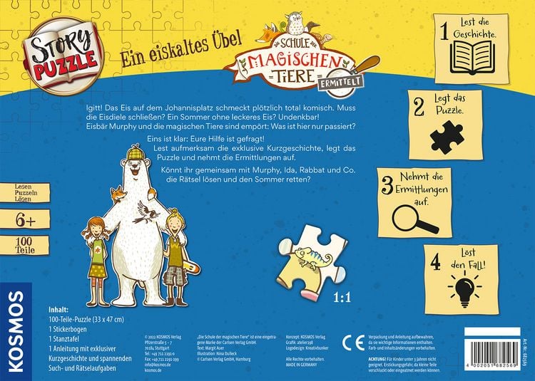 Produktbild: Story-Puzzle Die Schule der magischen Tiere ermittelt