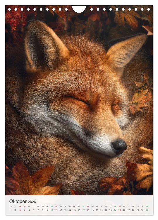 Produktbild: Tiermotive zum Verlieben (Wandkalender 2026 DIN A4 hoch), CALVENDO Monatskalender